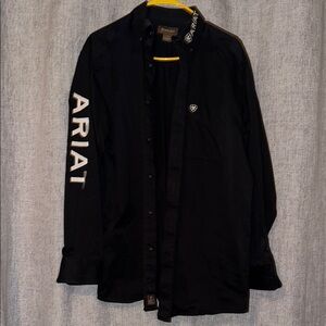 Ariat Men's Black Long Sleeve Button Up